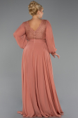 Robe Grande Taille Longue Mousseline Pelure D'oignon ABU5276