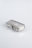Sac de Soirée Luxe Coupe Au Laser Platine SH855