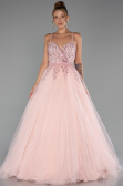 Robe de Soirée Longue Poudre ABU5279