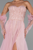 Robe de Soirée Longue Poudre ABU5291