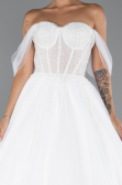 Robes de Mariage Longue Blanc ABG103