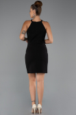 Robe de Cérémonie Courte Noir ABK2444