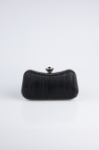 Sac de Soirée Luxe Coupe Au Laser Noir SH855