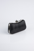 Sac de Soirée Luxe Coupe Au Laser Noir SH855