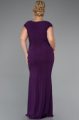Robe Grande Taille Longue Violet ABU5317