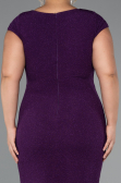 Robe Grande Taille Longue Violet ABU5317