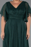 Robe de Soirée Grande Taille Longue Émeraude ABU5323