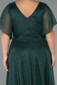 Robe de Soirée Grande Taille Longue Émeraude ABU5323