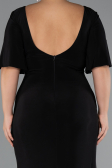 Robe de Soirée Grande Taille Longue Noir ABU5287