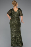 Robe Grande Taille Longue Kaki ABU5318