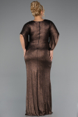 Robe De Soirée Grande Taille Longue Cuivre ABU3280