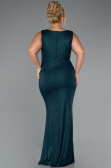 Robe de Soirée Grande Taille Longue Émeraude ABU5231
