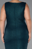 Robe de Soirée Grande Taille Longue Émeraude ABU5231