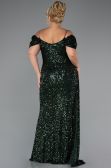 Robe De Soirée Grande Taille Longue Émeraude ABU5232