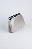 Sac de Soirée Luxe A motifs Platine SH839