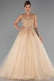 Robe Haute Couture Longue Or ABU5343