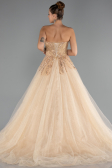 Robe Haute Couture Longue Or ABU5343