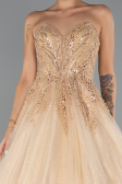 Robe Haute Couture Longue Or ABU5343