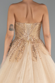 Robe Haute Couture Longue Or ABU5343