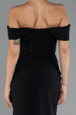 Robe Queue de Poisson Longue Noir ABU5350