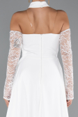 Robe de Soirée Longue Blanc ABU5355