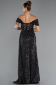 Robe de Soirée Longue Noir ABU5338