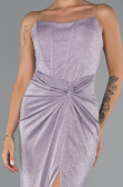 Robe de Soirée Longue Lilas ABU5339