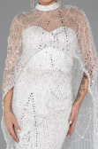 Robe de Soirée Longue Blanc ABU4517