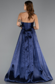 Robe de Soirée Longue Bleu Marine ABU4579