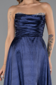 Robe de Soirée Longue Bleu Marine ABU4579