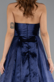 Robe de Soirée Longue Bleu Marine ABU4579