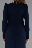 Tenue de Soirée Voilée Longue Bleu Marine ABU5393