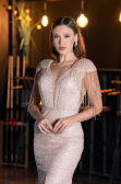 Robe de Soirée Longue Or ABU5132