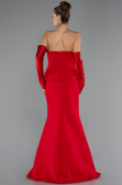 Robe Queue de Poisson Longue Rouge ABU5421
