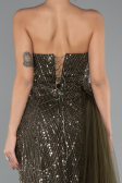 Robe de Soirée Longue Kaki ABU5425