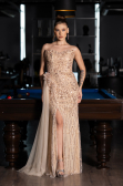 Robe de Soirée Longue Or ABU5425