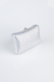 Sac de Soirée Luxe Pierreux Argent MN9730
