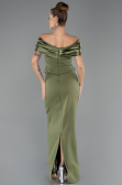 Robe de Soirée Longue Kaki ABU5440