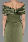 Robe de Soirée Longue Kaki ABU5440