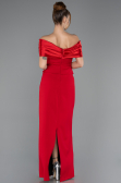 Robe de Soirée Longue Rouge ABU5440