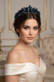 Accessoire de Cheveux Bleu Marine UK984