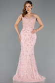 Robe de Fiançailles Design Personnalisé Longue Poudre ABU5458