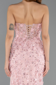 Robe de Fiançailles Design Personnalisé Longue Poudre ABU5458
