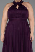Robe De Soirée Grande Taille Longue Violet ABU3253