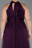 Robe De Soirée Grande Taille Longue Violet ABU3253