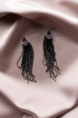 Boucle d'Oreille Noir UK920