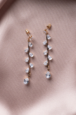 Boucle d'Oreille Or-Rose séchée UK927