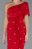 Robe de Cérémonie Midi Rouge ABK2337
