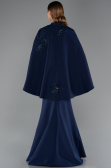 Robe Queue de Poisson Longue Bleu Marine ABU5485