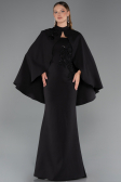 Robe Queue de Poisson Longue Noir ABU5485